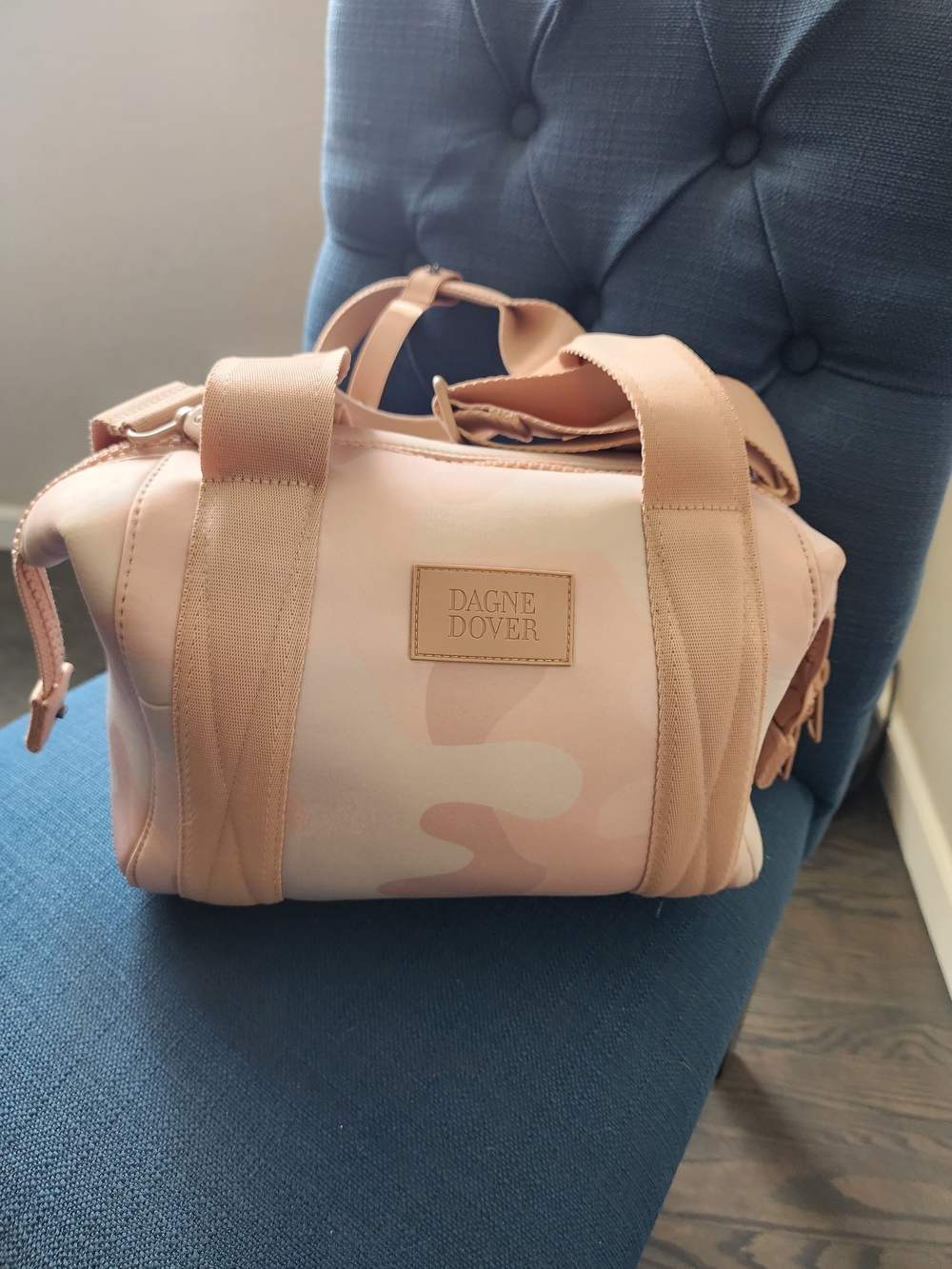 Dagne Dover Pink Blush Camo Mini Carryall